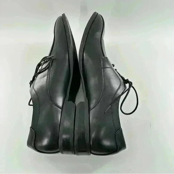 New Alfani mens Oxford size 13 black faux leather vegan